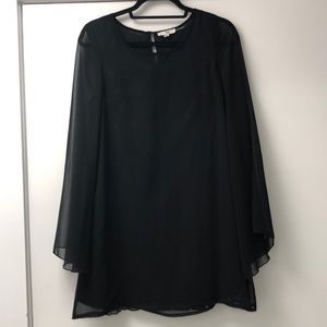 Tae Women’s Black Flowy Dress - size Medium